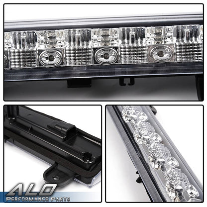 Solid Spare Fit For 2000-2006 Chevy Suburban Tahoe GMC Yukon Chrome LED 3rd Brake Rear Light