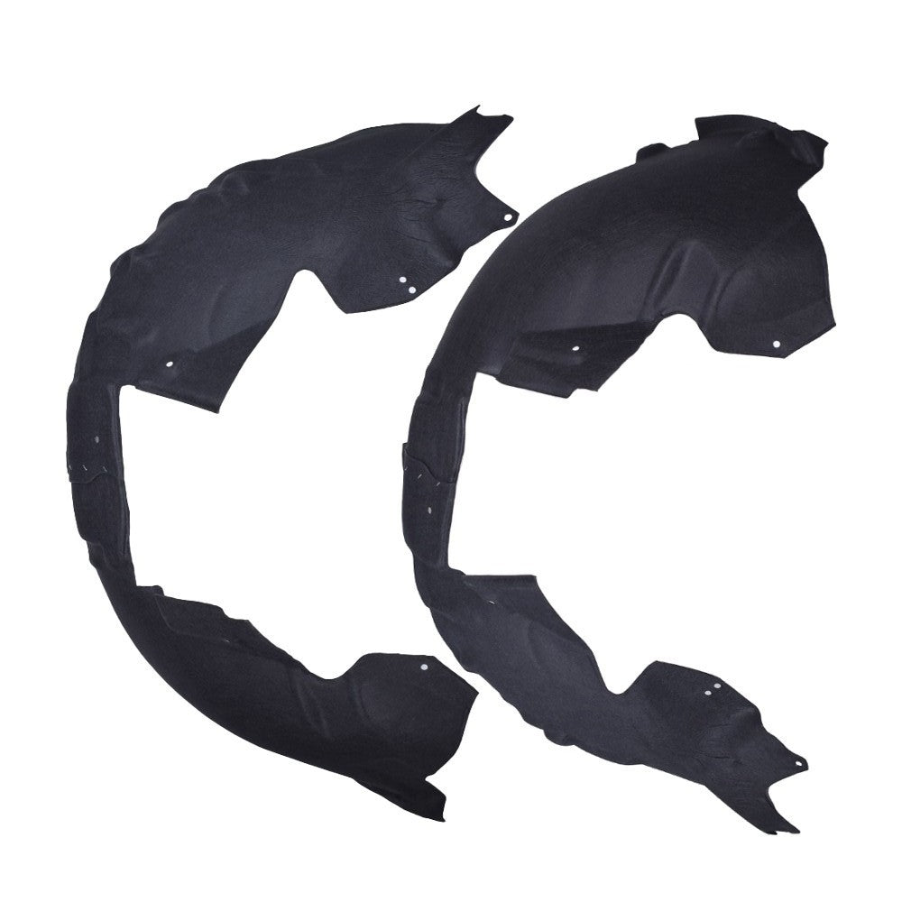 Front Driver & Passenger Side Fender Liner Set w/ Clips For 2009-2012 Audi A4 S4