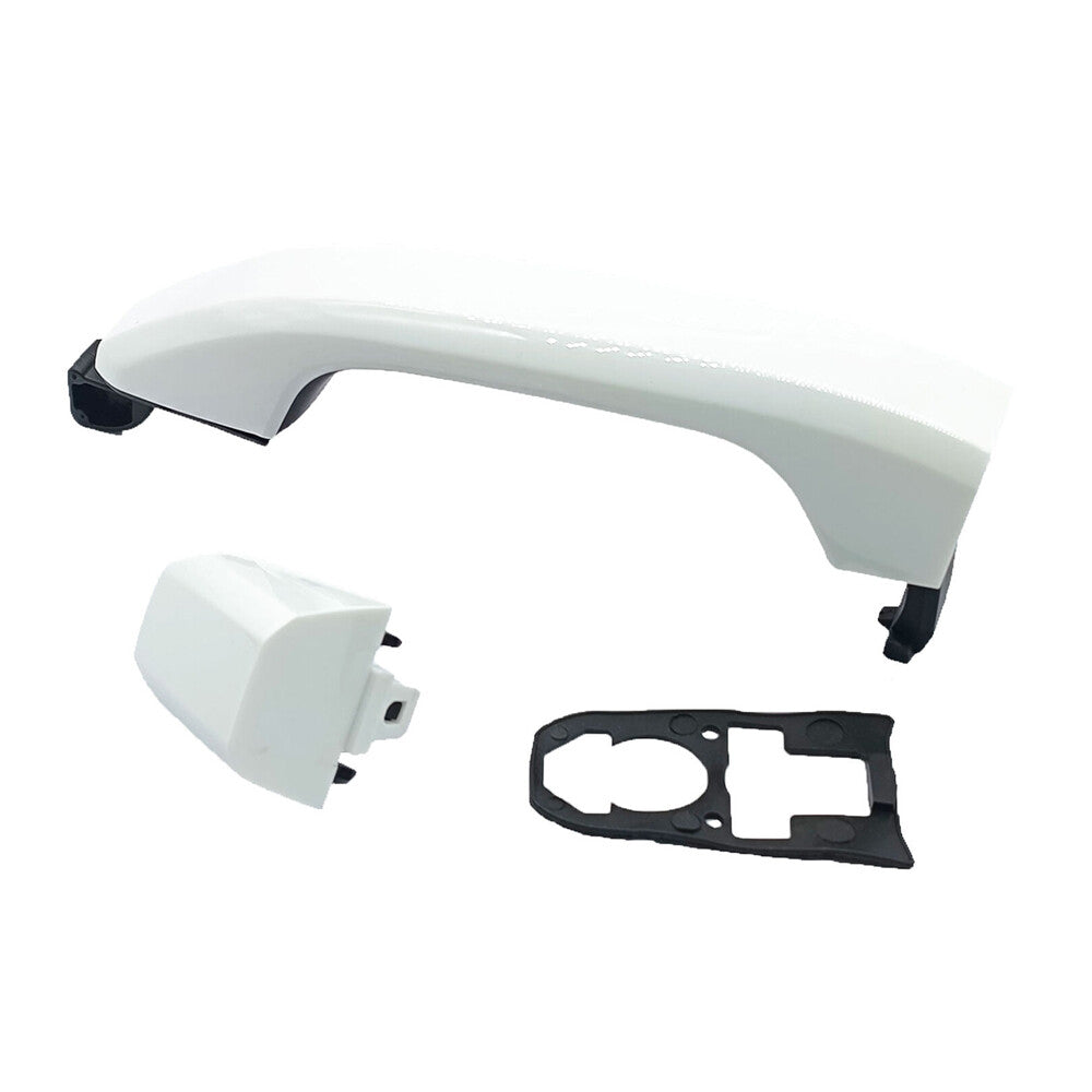 Rear L / R Olympic White Door Handle FIT For 2014-2019 Chevrolet Silverado