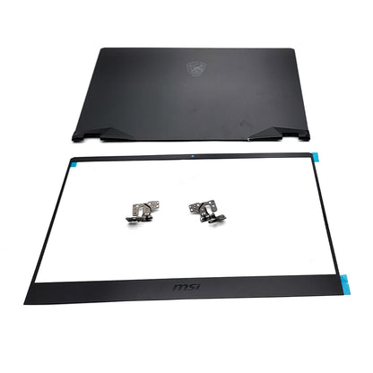 For MSI GE66 Vector GP66 MS-1541 MS-1542 MS-1543 Back Cover+ Bezel Hinges Black