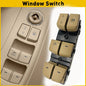 Left Driver Side Master Door Window Switch Beige For 2011-2015 Hyundai Elantra