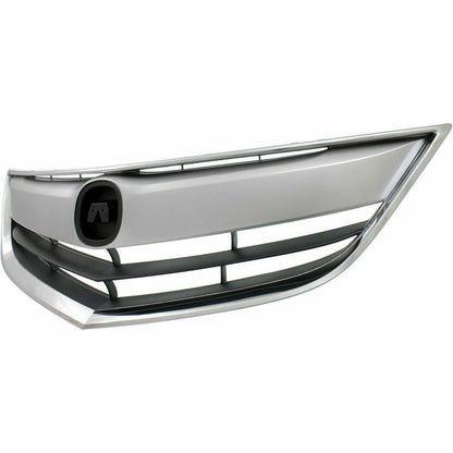 Fit 2013 2014 2015 Acura ILX Front Upper Chrome Grill Mesh Grille 13 14 15
