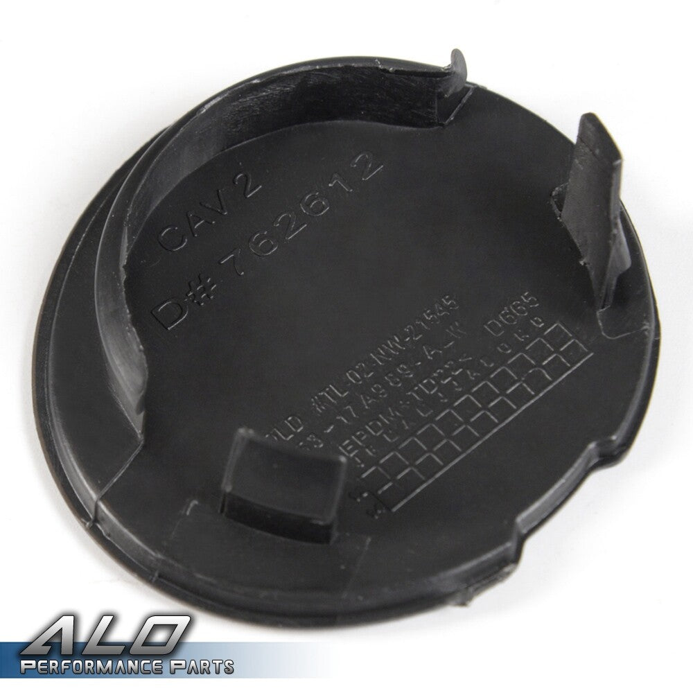 Solid Spare Front Bumper Tow Hook Eye Cover Black Fit for 2011-2015 Ford Explorer