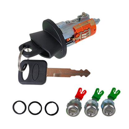 For 1997-2007 Ford F250 F150 F350 F450 Ignition & Door Lock Cylinder and 2 Keys