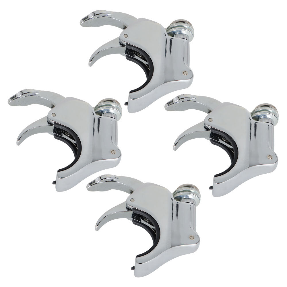 Solid Spare For Dyna FXDB 2002-2016 49mm 4PCS Windshield Windsreen Clamps New