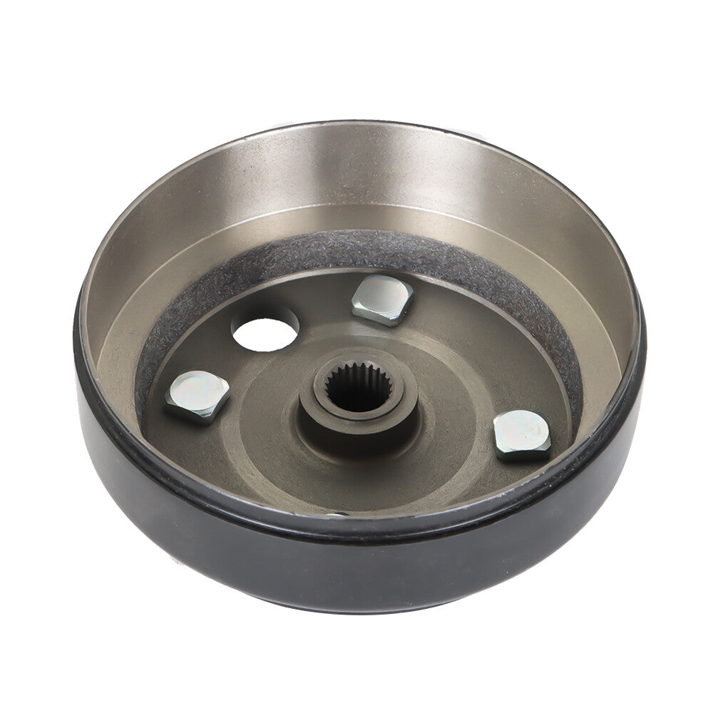Solid Spare For EZGO Golf Cart 1982-Up 24 Spline Rear Axle and Brake Hub Drum Assembly Kit