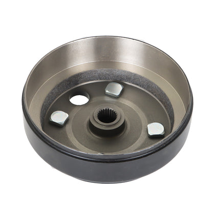 Solid Spare For EZGO Golf Cart 1982-Up 24 Spline Rear Axle and Brake Hub Drum Assembly Kit