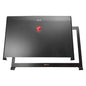 For MSI GL72 GP72 MS-1795 MS-1796 MS-179B MS-1799 Top LCD Back Cover+Bezel Black