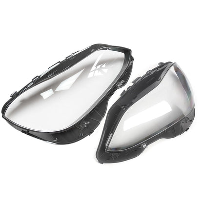 1 Pair Headlight Lens Cover For 2014-2016 Mercedes W212 E-Class E350 E500 E250