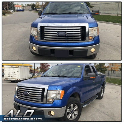 Solid Spare Clear Front Bumper Fog Lights Lamps Fit For 2006-2010 Ford F-150 Left+Right