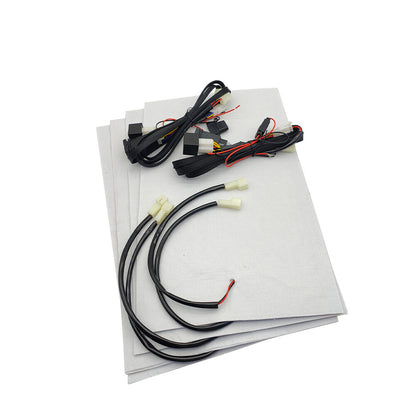 Carbon Fiber HEATED Seat HEATER Pad Kit Car Switch 12V Universal For Trucks