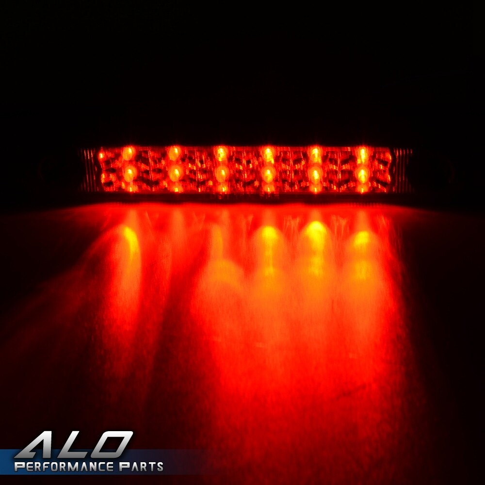 Solid Spare Fit For 01-04 Nissan Frontier Pickup LED 3rd Third Brake Tail Light Smoke