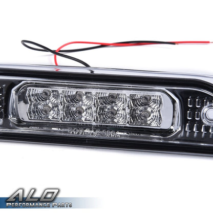 Solid Spare Fit For 99-04 Grand Cherokee Clear Lens LED 3rd Third Brake Light Tail Lamp
