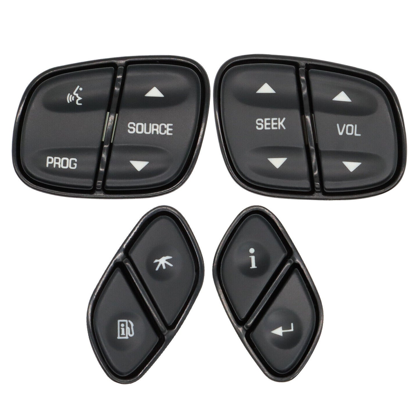 4x Steering Wheel Switch Control Buttons For 03-07 Chevrolet Suburban 1500 2500