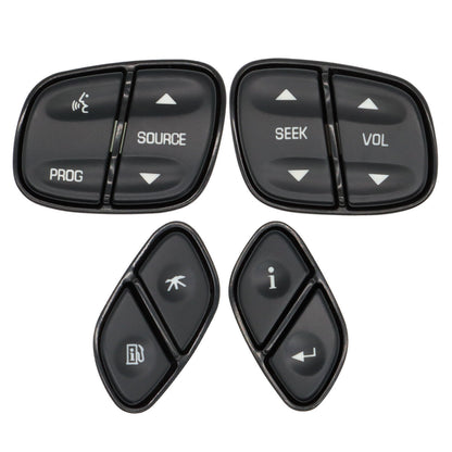 4x Steering Wheel Switch Control Buttons For 03-07 Chevrolet Suburban 1500 2500