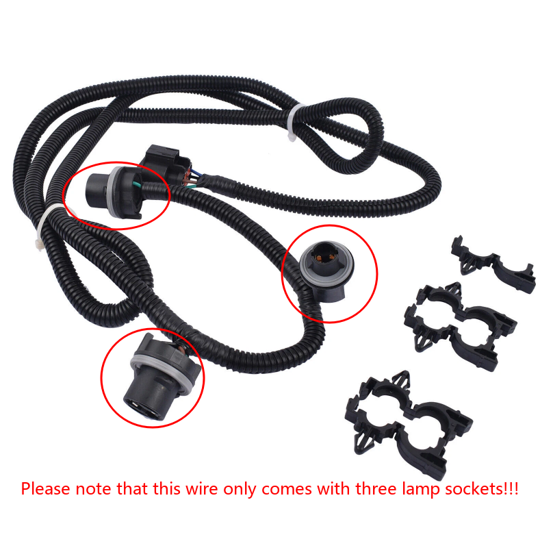 Right Tail Light Wiring Harness For Chevy Silverado GMC Sierra 2014-2015