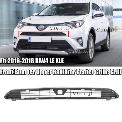 Fit 2016-2018 Toyota RAV4 LE XLE Front Bumper Upper Radiator Center Grille Grill