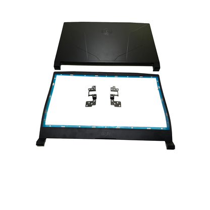 Plastic Back Cover Bezel Hinges Black For MSI Katana GF66 11UG MS1581 MS-1582 US
