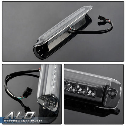 Solid Spare Fit For 99-2006 Silverado 1500 2500 3500 Sierra Smoke LED 3rd Brake Cargo Light