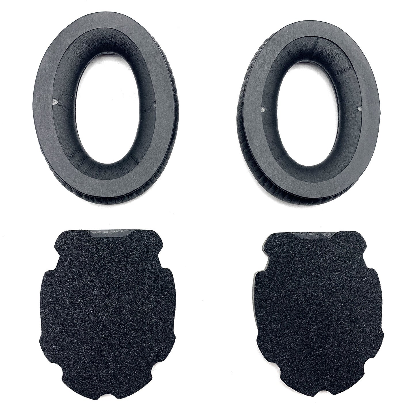 New For Aviation Headset X A10 A20 Bose Headphones 1Pair Black Ear Pads Cushions