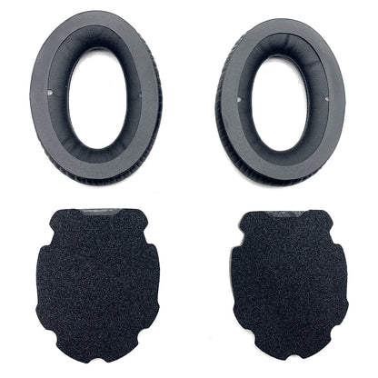 New For Aviation Headset X A10 A20 Bose Headphones 1Pair Black Ear Pads Cushions