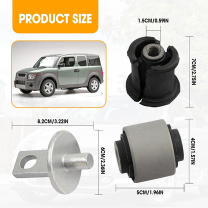 2set Rear Control Trailing Arm Axle Bushes Bushings For Honda CR-V CRV 2002-2006