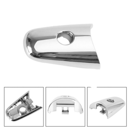 Left Driver Door Handle Key Bezel Cover Trims Chrome For 2009-2012 Infiniti FX35