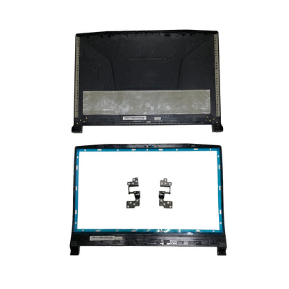 Plastic Back Cover Bezel Hinges Black For MSI Katana GF66 11UG MS1581 MS-1582 US