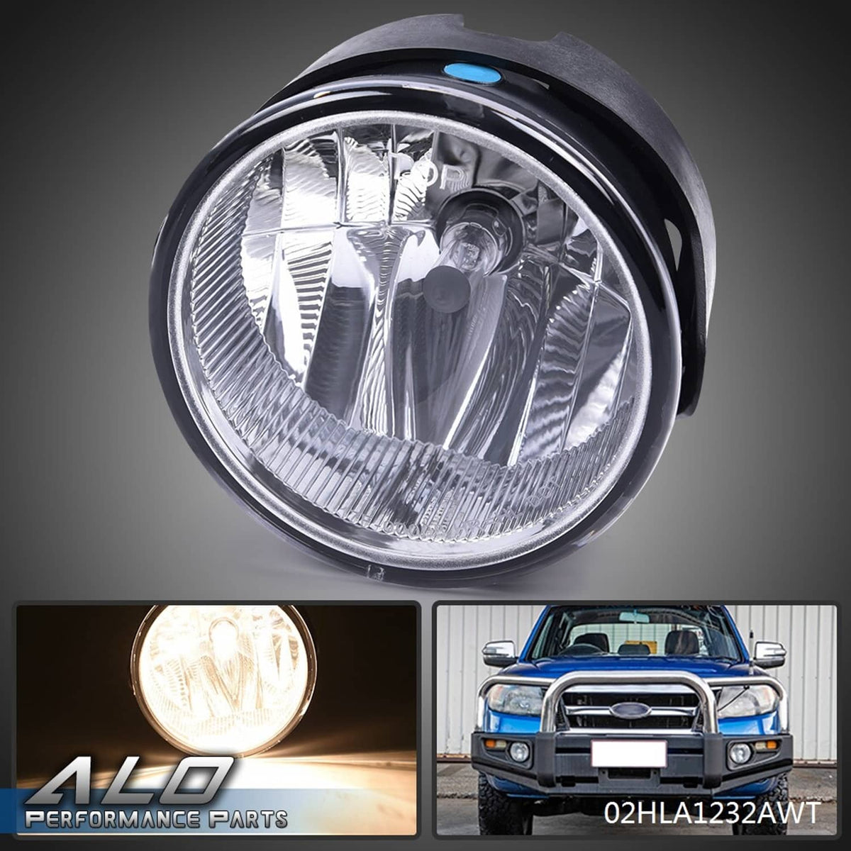 Solid Spare Fit For 07-14 Ford Expedition/08-11 Ranger Bumper Fog Light Driving Lamp