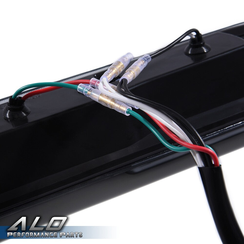Solid Spare Fit For 99-07 Silverado/Sierra Black/Smoked 3D Third 3rd Brake/Cargo Light
