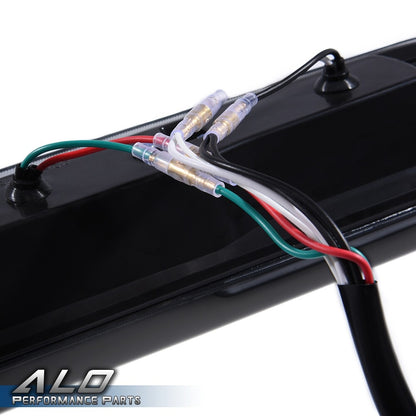 Solid Spare Fit For 99-07 Silverado/Sierra Black/Smoked 3D Third 3rd Brake/Cargo Light