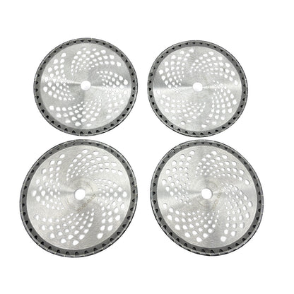 4 Pack Carbide Tip Brush Blades 10" x 40T Brush Cutter Blade Weed Eater Trimmer