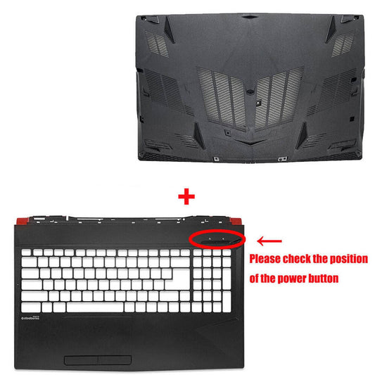 Solid Spare New For MSI GL63 GP63 GP63VR MS-16P7 MS-16P4 Upper Case & Bottom Base Case Cover