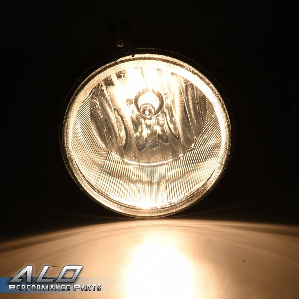Solid Spare Fog Lights W/Bulbs Fit For 05-10 Grand Cherokee Commander Durango Dakota Smoked