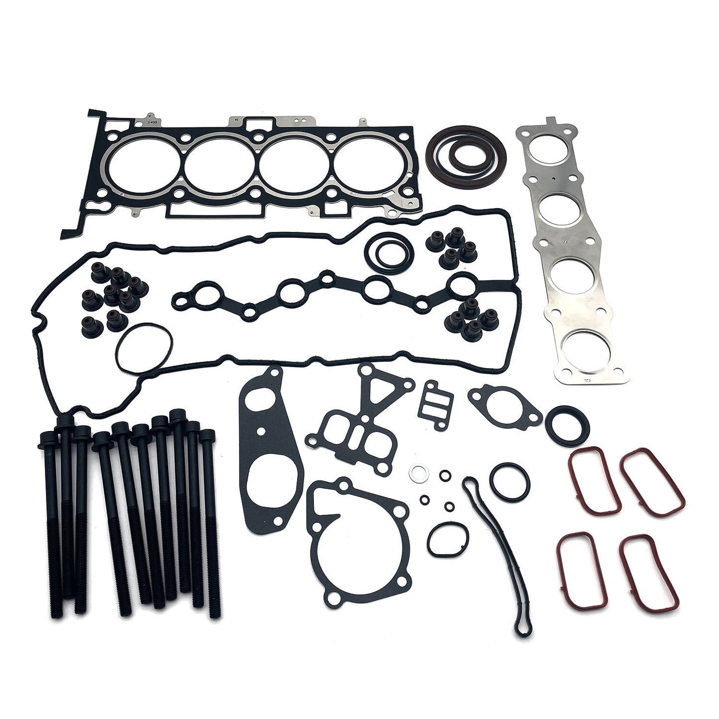 For Hyundai Sonata KIA Forte Soul G4KH 2.0L Engine Gasket Seal Kit w/ Head Bolts