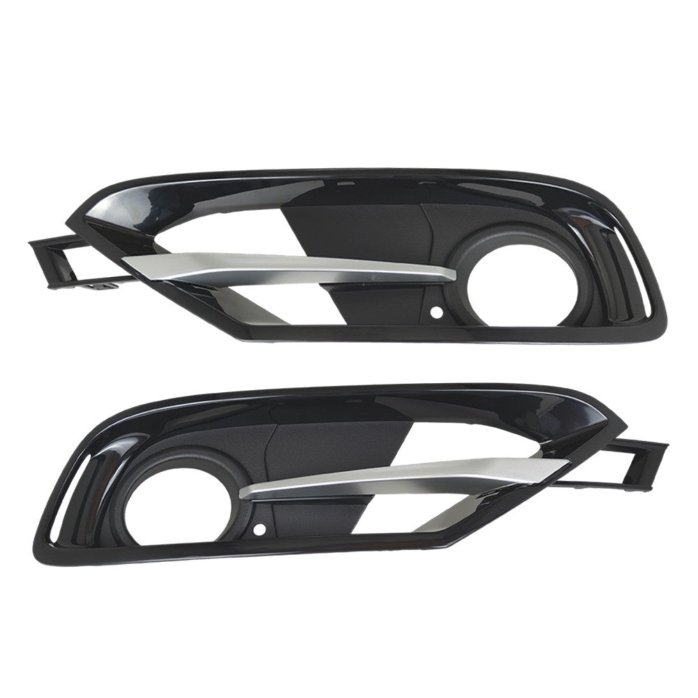 4pcs Front Bumper Fog Light Lamp Grille Covers Trim For BMW 3 Series F30 F31
