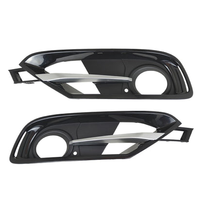 4pcs Front Bumper Fog Light Lamp Grille Covers Trim For BMW 3 Series F30 F31