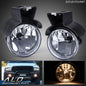 Solid Spare Fog Lights Pair Fit For 1997-2000 Dodge Dakota/98-00 Durango Pickup Left & Right