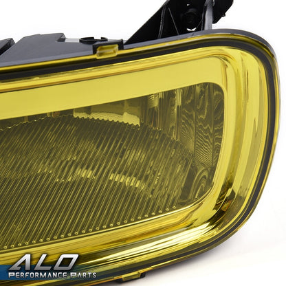 Solid Spare Fit For 2004-2006 Ford F-150 Yellow Lens Front Bumper Fog Light Lamps w/ Bulbs
