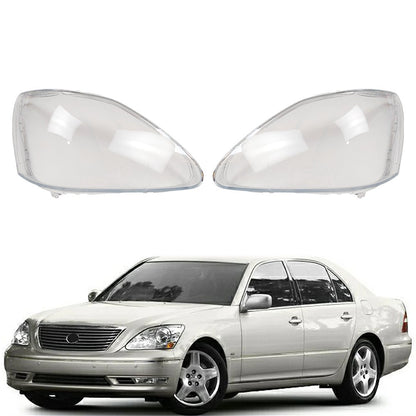 L+R Clear Front Headlight Lens Cover Pair For Lexus LS430 2004 2005 2006