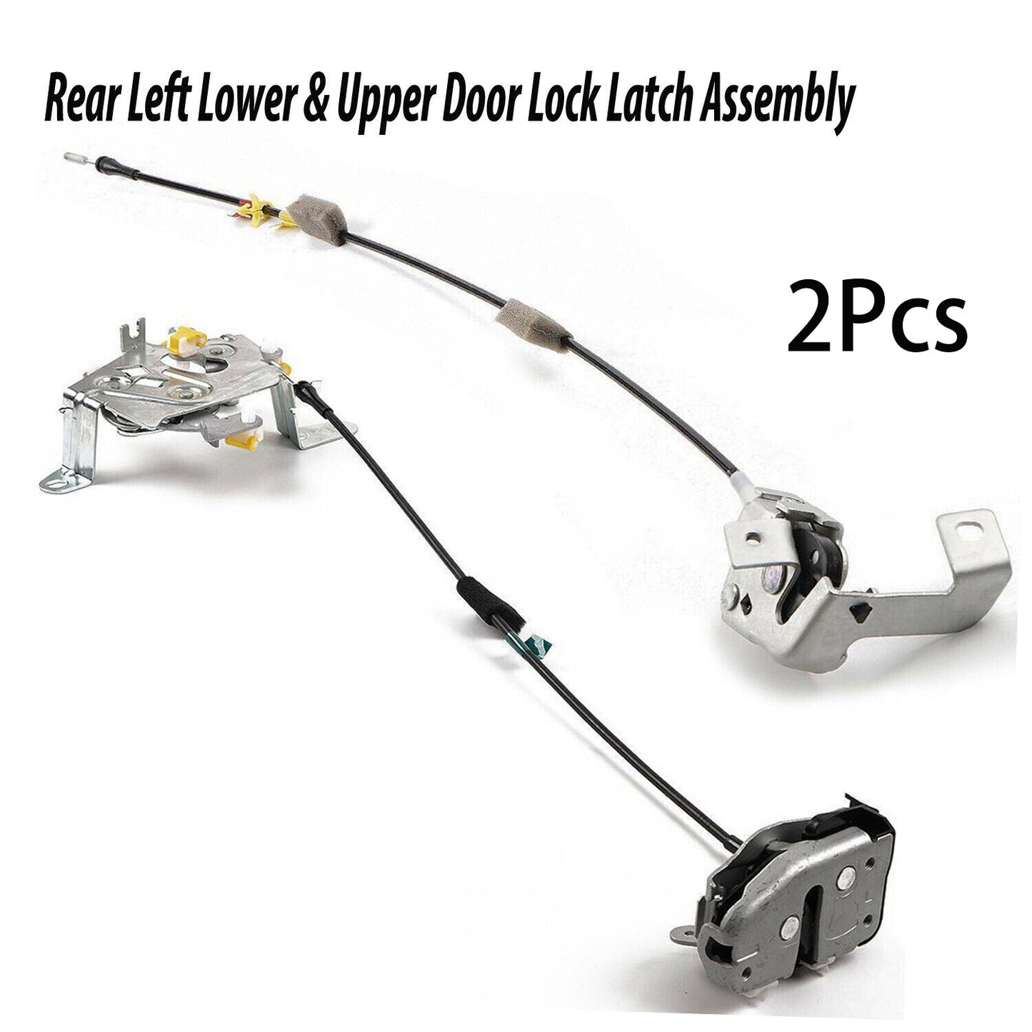 For Ford F150 Extended Cab 97-03 Rear Left Lower+Upper Door Lock Latch Assembly
