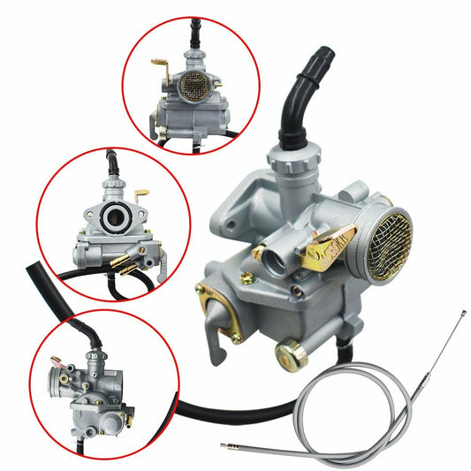 Solid Spare For Honda CT70 Trail 1969-1977 K0 K1 K2 K3 Carburetor W/ Throttle Cable