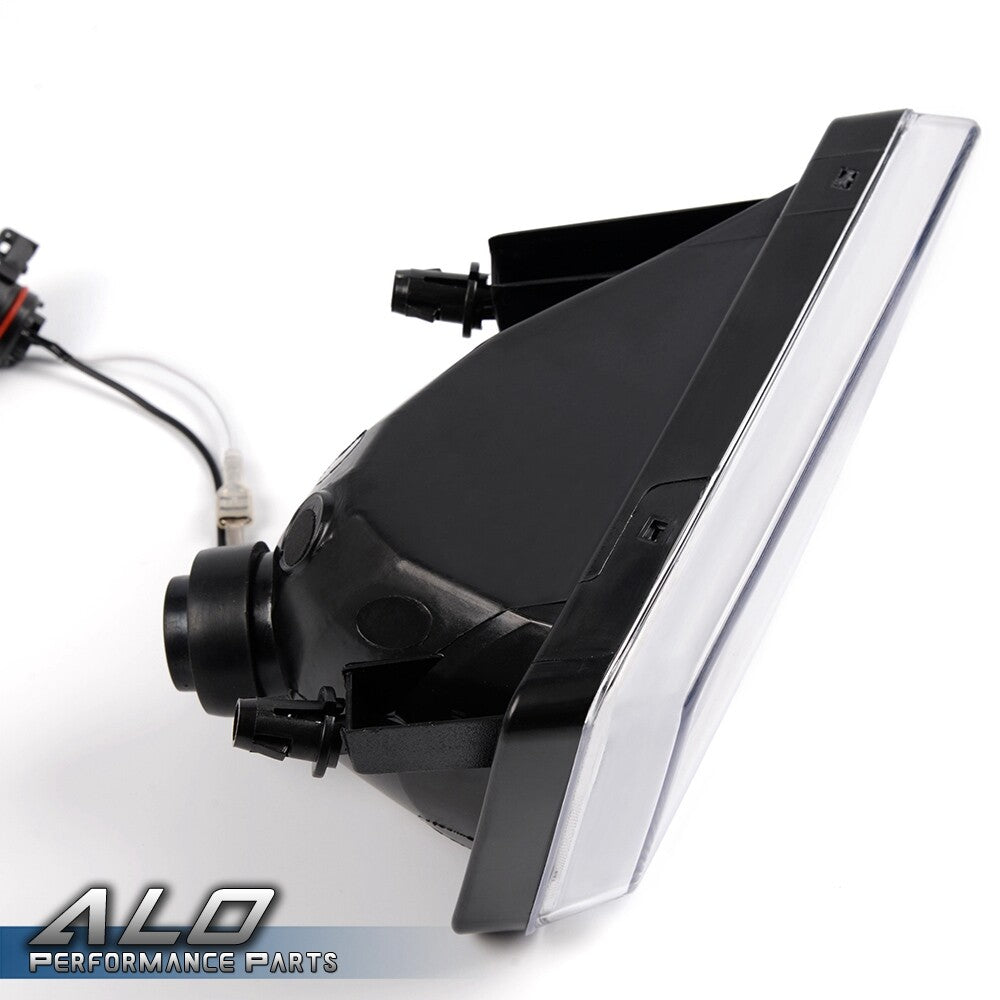 Solid Spare Fit For 2007-2015 Chevy Silverado Tahoe Clear Lens Front Bumper Fog Light Lamps