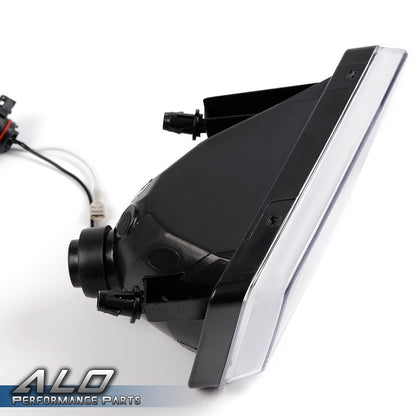 Solid Spare Fit For 2007-2015 Chevy Silverado Tahoe Clear Lens Front Bumper Fog Light Lamps