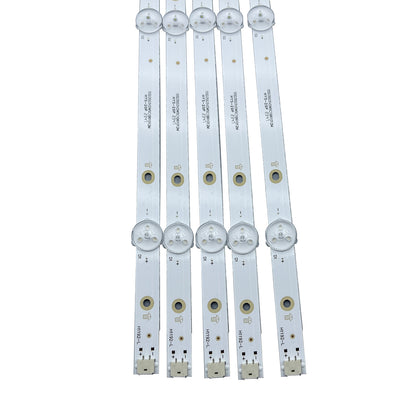10pcs LED Strips For INSIGNIA NS-55DF710NA21 NS-55DF710NA19 LB55135 V0
