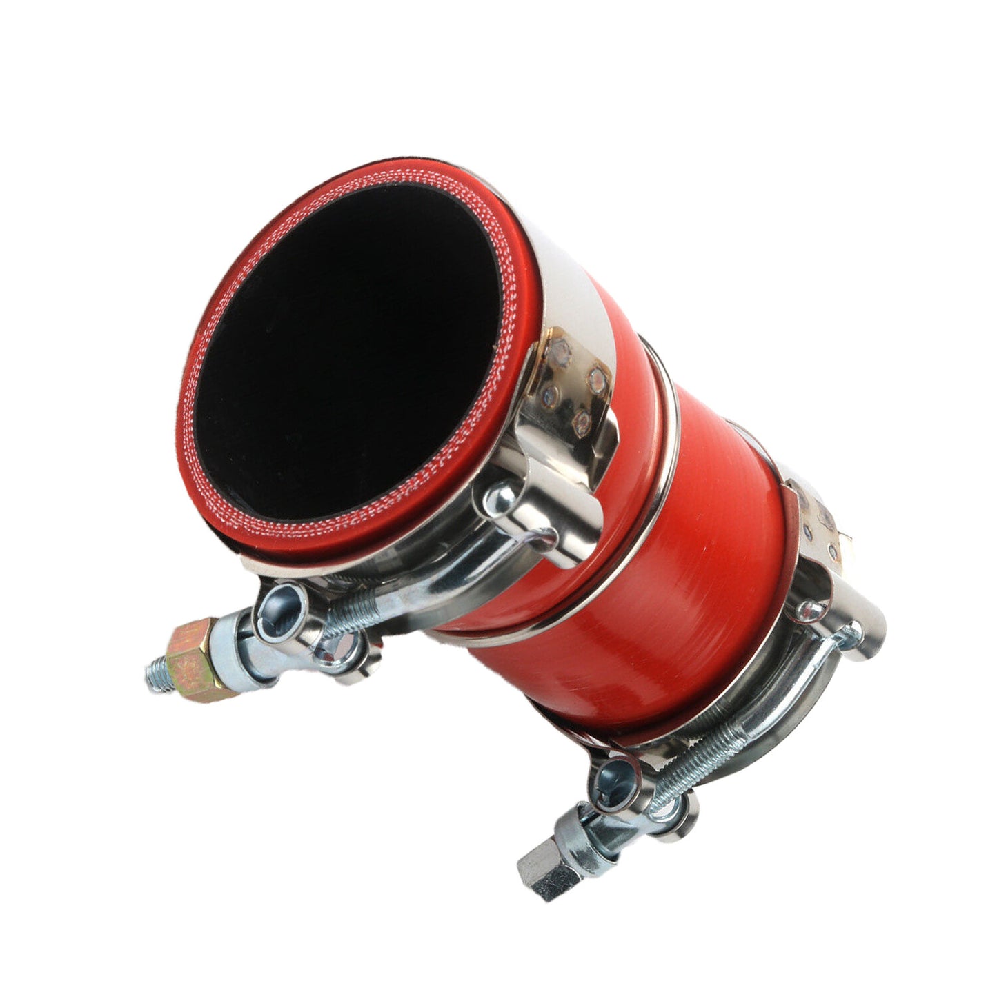 New For Cummins ISX15 Engine Hose-Plain Silicone W/ 2PCS Clamps Red 3687223 USA