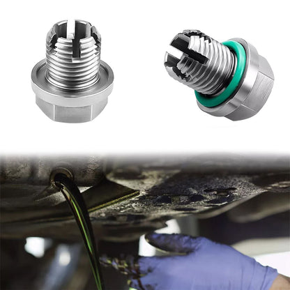 M12.1-1.25x15mm Oil Drain Plug Self-tapping Piggyback Stainless Steel Repair Kit