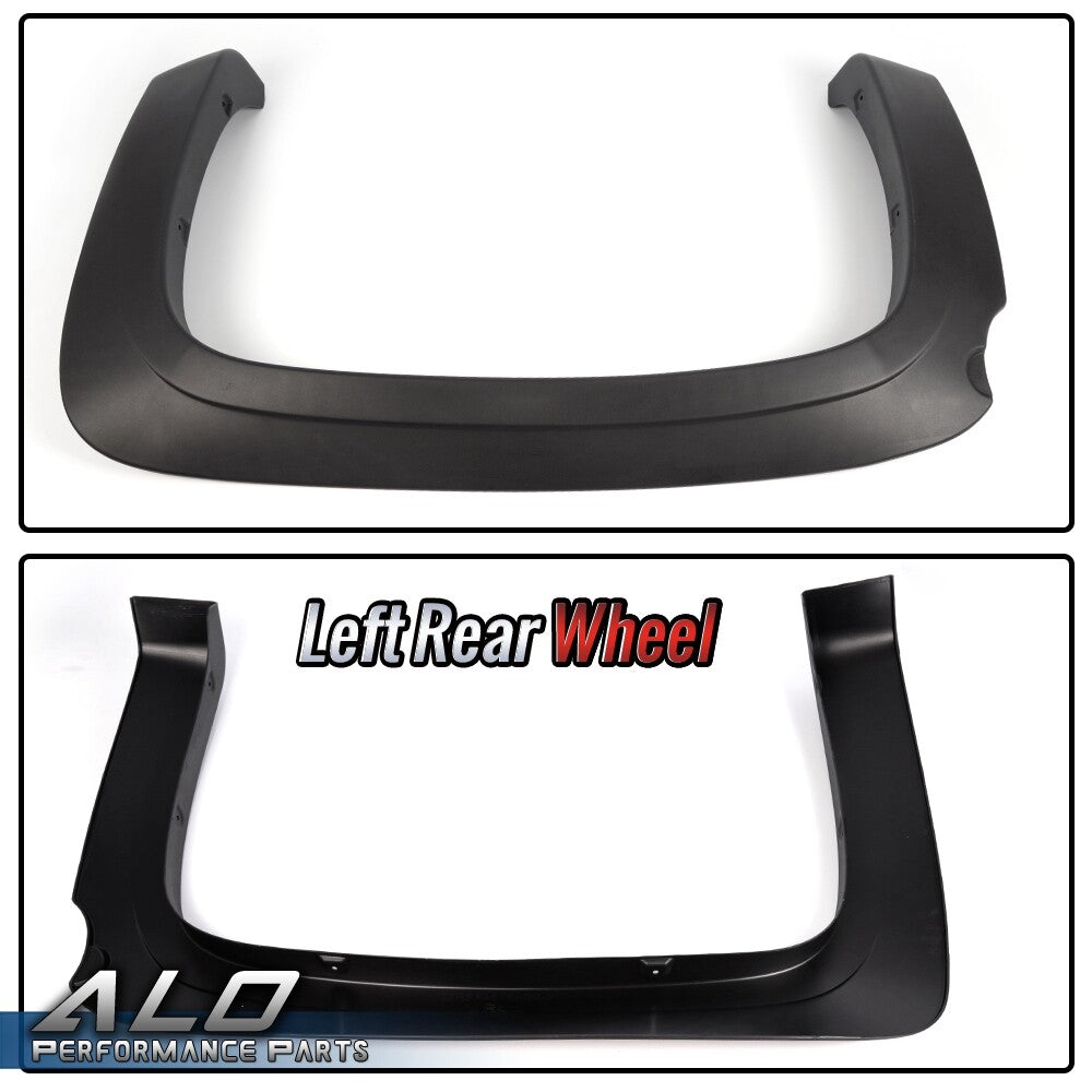 Solid Spare Fender Flares Fit For 2007-13 Chevy Silverado 1500 Crew Cab 5.8' Bed Wheel Cover