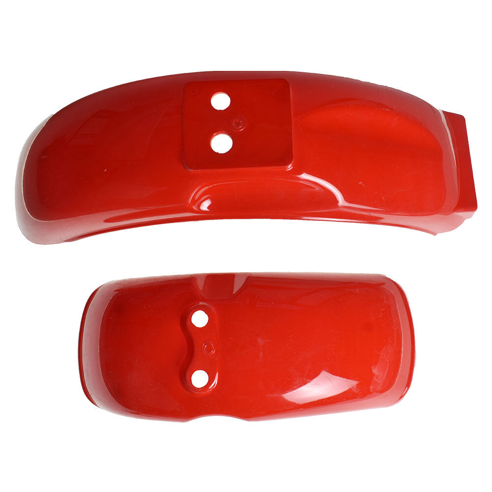 Solid Spare For Honda Mini Trail Z50 Z50A Z50J Z50R Plastic Fender Front & Rear Wheel Red