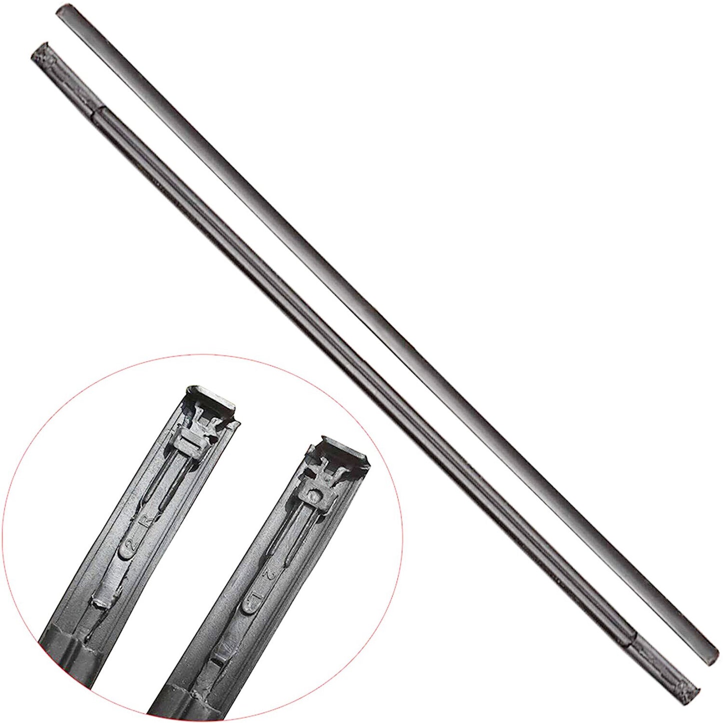 2Pcs For 2008-2013 Toyota Corolla LH&H Roof Trim Molding Black Kit Left & Right